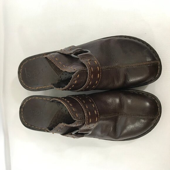 BOC Brown Slip On Clogs/Mules - Picture 3 of 9